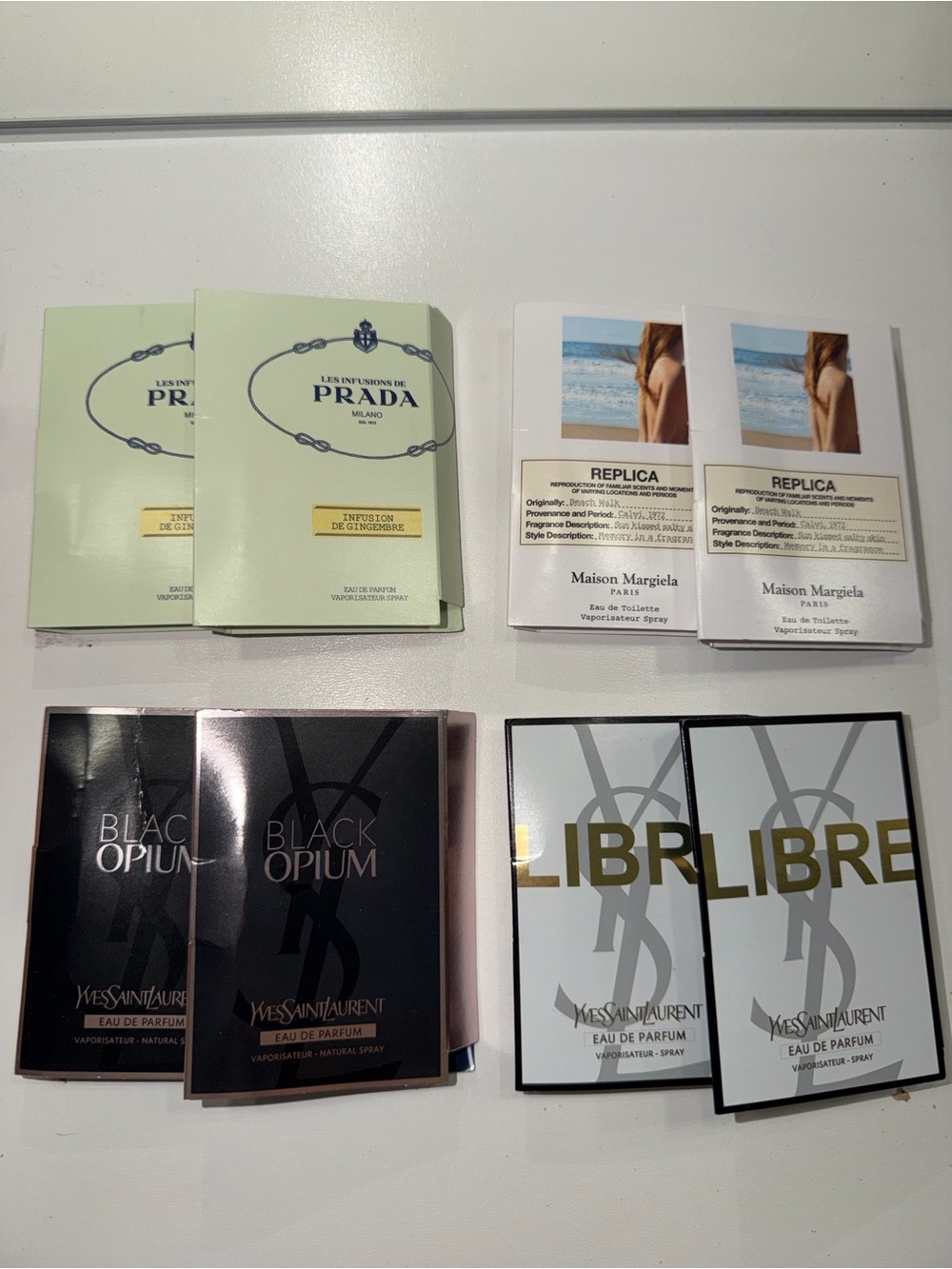 Fragrance samples